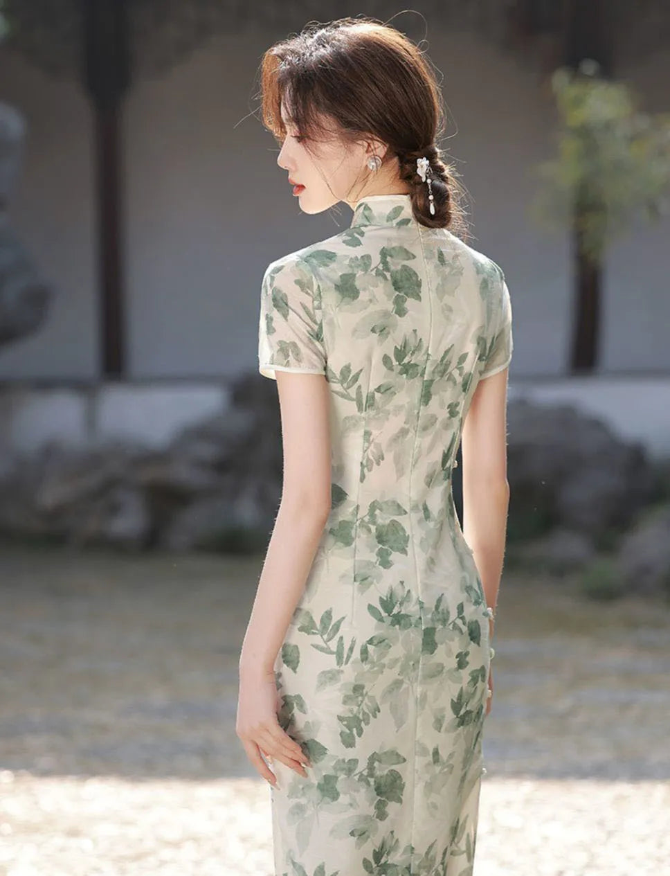 Women Little Fresh and Improved Qipao Cheongsam Young Girl New Chinese Style Dress Elegant Fashion